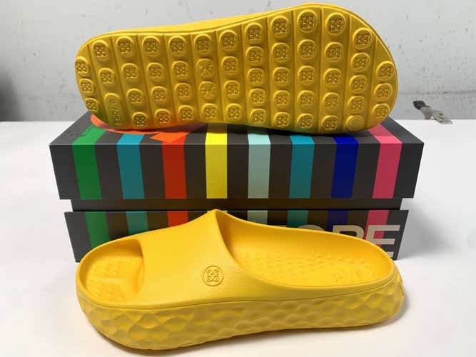 G/Fore G/Slide Shoes Yellow Men's SZ 9 (G4MS22F26)