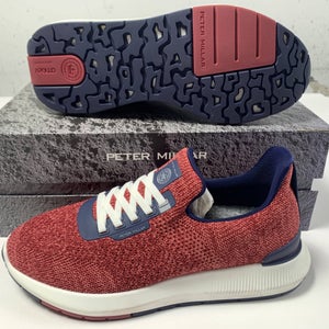Peter Millar Hyperlight Apollo Sneaker Shoes Red Men's SZ 8 (MS22EF11)