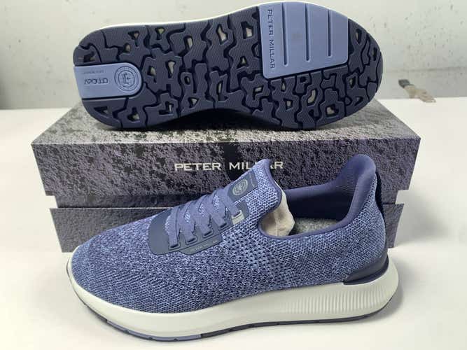Peter Millar Hyperlight Apollo Sneaker Shoes Blue Men's SZ 8 (MS22EF11)