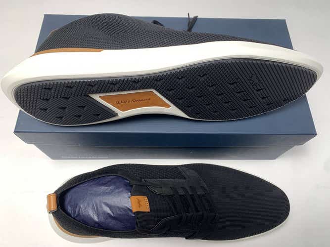 Wolf and Shepherd Swiftknit Derby Casual Shoes Black Men's SZ 14 (PO20220262)