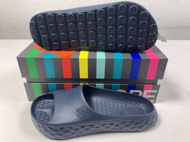 G/Fore Unisex G/Slide Street Shoes Navy Blue Men's SZ 9 (G4MA23F26)