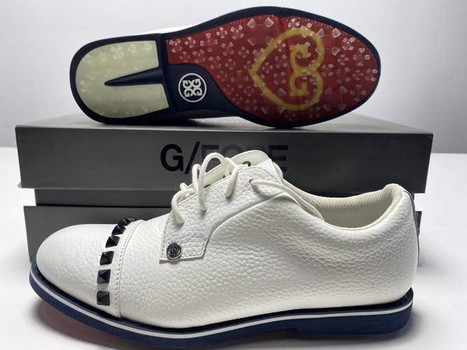 G/FORE Stud Cap Toe Golf Shoes White Women's SZ 7.5 (G4LC19EF05)
