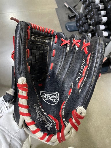 Used Rawlings PLAYERS SERIES BB/SB Glove RH Throw Black 11" 11605-S000209175