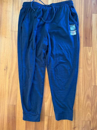 Matt Rempe 73 New York Rangers Fanatics Authentic Pro Pants Team Player Used XL