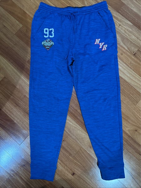 Mika Zibanejad 93 New York Rangers Fanatics Authentic Pro Pants Stadium Series L
