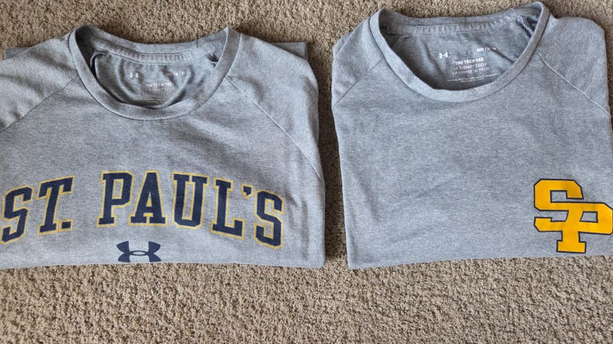 St. PAUL'S CRUSADERS MARYLAND BROOKLANDVILLE Lacrosse t-shirt so medium