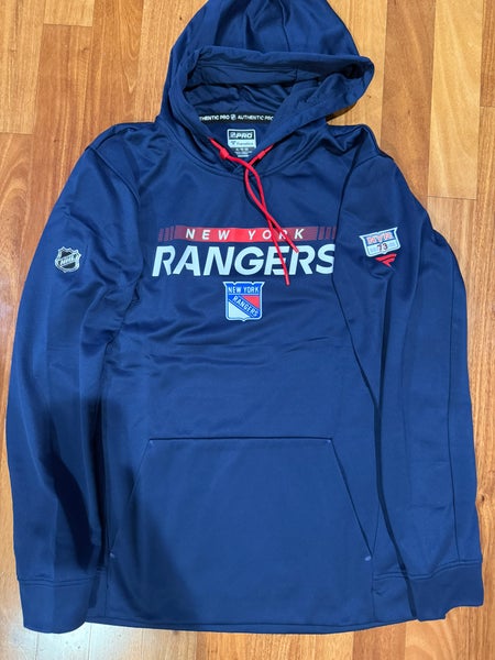 Matt Rempe 73 New York Rangers Fanatics Authentic Pro Hoodie Player Used XL