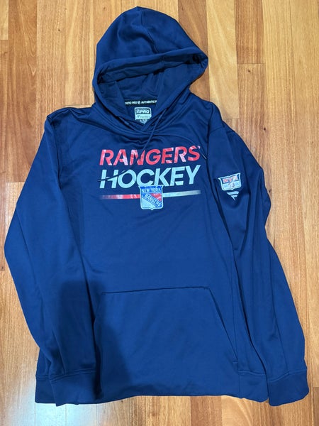 Matt Rempe 73 New York Rangers Fanatics Authentic Pro Hoodie Player Used XL