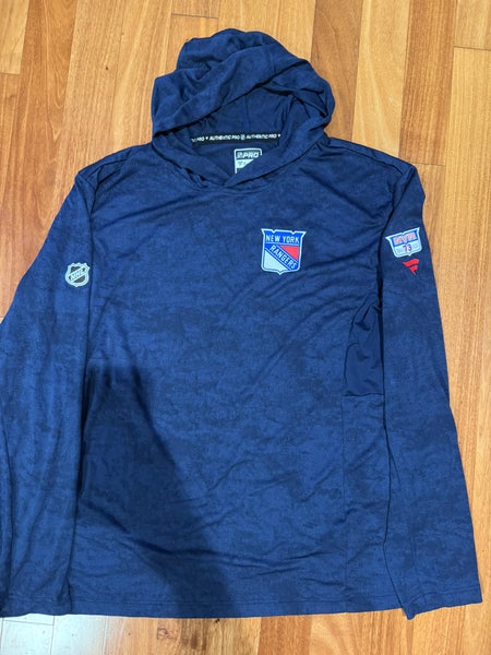 Matt Rempe 73 New York Rangers Fanatics Authentic Pro Hoodie Player Used XXL