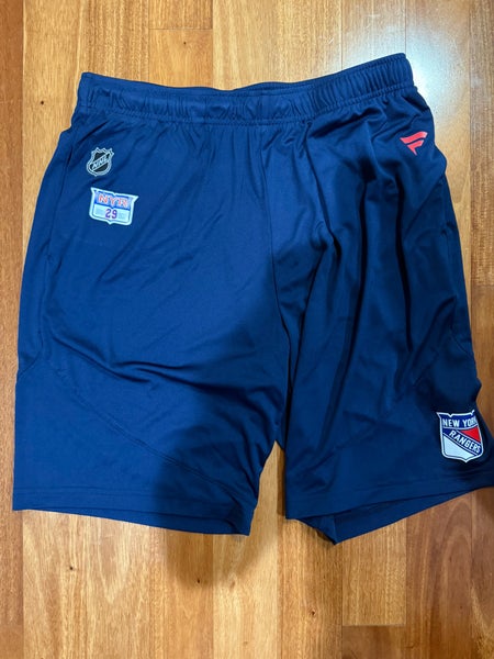 Matthew Robertson 29 New York Rangers Team Player Issued Shorts Fanatics Authentic Pro XL