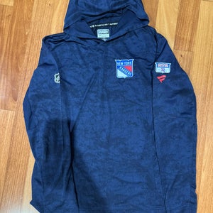 Johnathan Quick 32 New York Rangers Player Issue Hoodie Fanatics Authentic Pro L