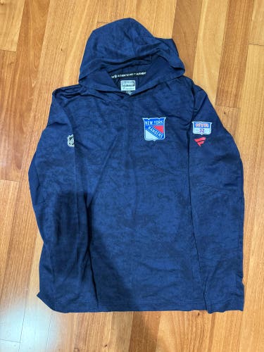 Johnathan Quick 32 New York Rangers Player Issue Hoodie Fanatics Authentic Pro L