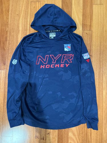 Adam Fox 23 New York Rangers Player Issue Hoodie Fanatics Authentic Pro M