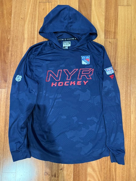Adam Fox 23 New York Rangers Player Issue Hoodie Fanatics Authentic Pro M