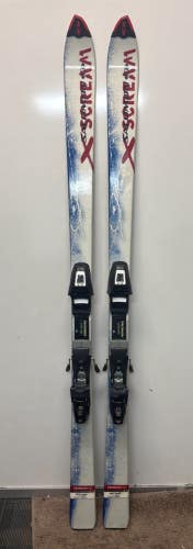 Salomon X Scream 700 163cm 101-68-90 r=17m Skis Salomon 500 Bindings CLEAN