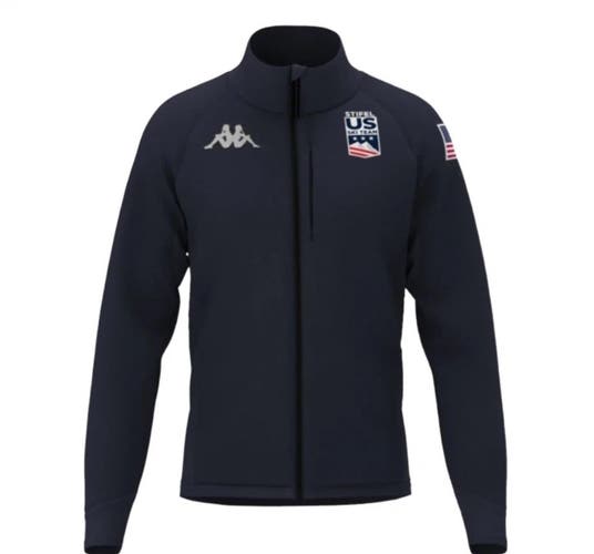 Kappa US SKI TEAM Black Men's Large/Extra Large SHELL JACKET (New)