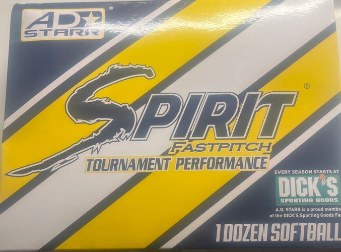 A.D. Starr Softball 12 Pack (1 Dozen) (New)