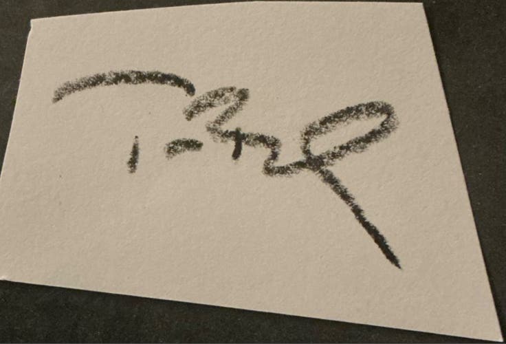 Tom Brady Signed Autograph Cut