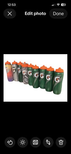 9 32 oz Gatorade water bottles (Used)