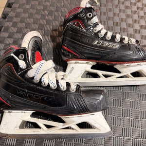 Bauer Vapor 1X Pro Hockey Goalie Skates Regular Width Size 3.5 (Used)