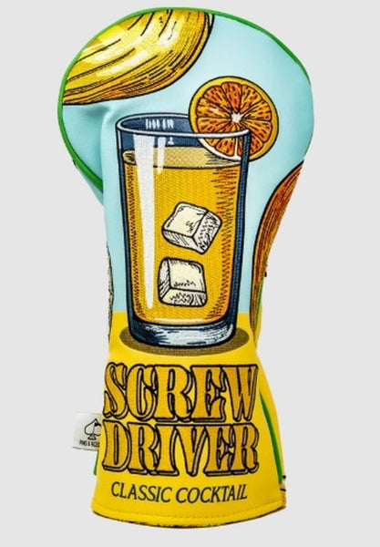 Pins & Aces Screwdriver Driver Headcover (Multi) Golf 2025 NEW