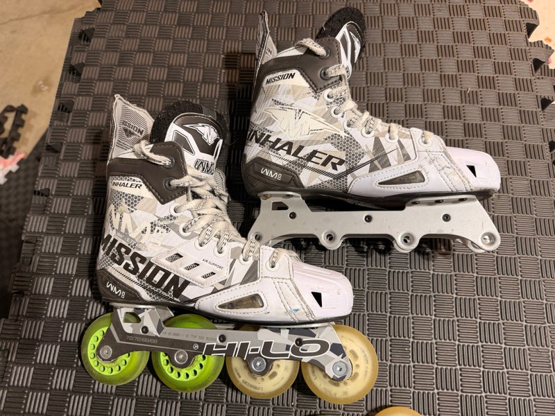 Mission Inhaler WM03 Inline Skates Wide Width Size 3.5 (Used)