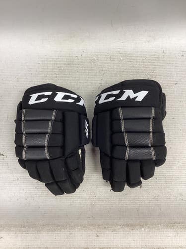 Used CCM 4R Youth Gloves Black 9" 11851-S000041152