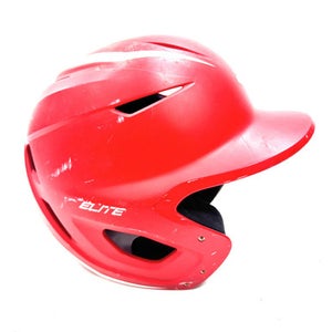 Used Easton JR ELITE 6 1/2 - 7 1/8 Batting Helmet No Mask Red One Size 11860-S000301926