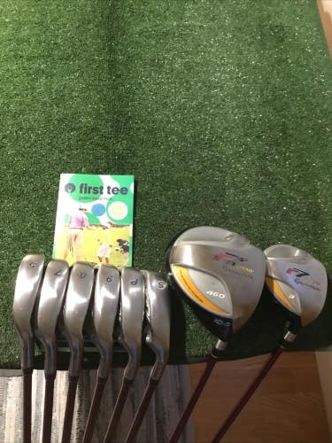 Taylormade Ladies R7 Set (Driver, 3W, 5-PW-SW, No 7i) Graphite Shafts (READ)