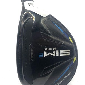 TaylorMade SIM2 MAX Rescue 6 Hybrid 28* Fujikura Ventus Blue 6R Regular Graphite