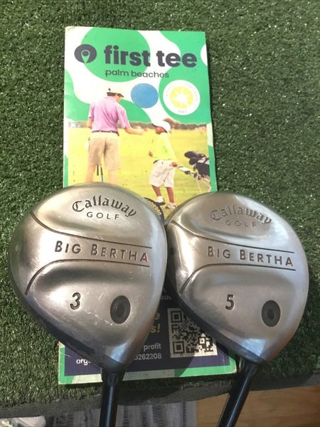 Callaway 2004 Big Bertha Woods Set (3W & 5W) Regular RCH 75w Graphite Shafts