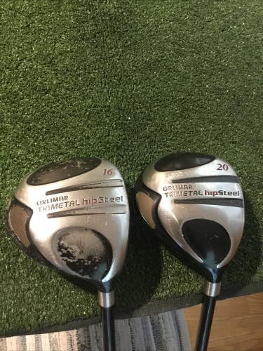 Orlimar Trimetal Hip Steel Woods Set (16* Wood & 20* Wood) Seniors 75g Graphite