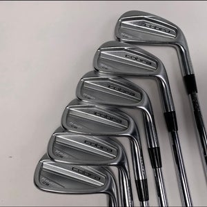 2023 Cobra King Forged CB Right Handed Iron Set Stiff Flex Steel Shaft (Used)