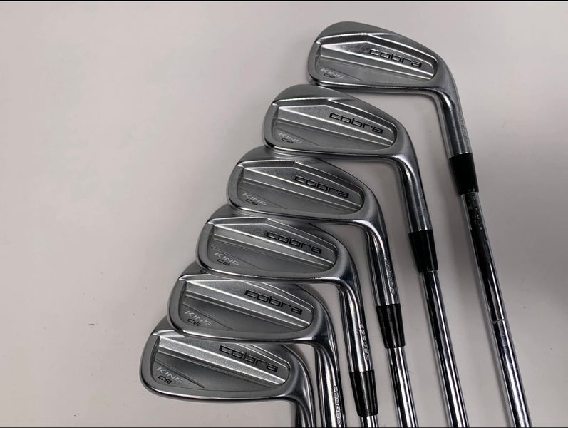 2023 Cobra King Forged CB Right Handed Iron Set Stiff Flex Steel Shaft (Used)