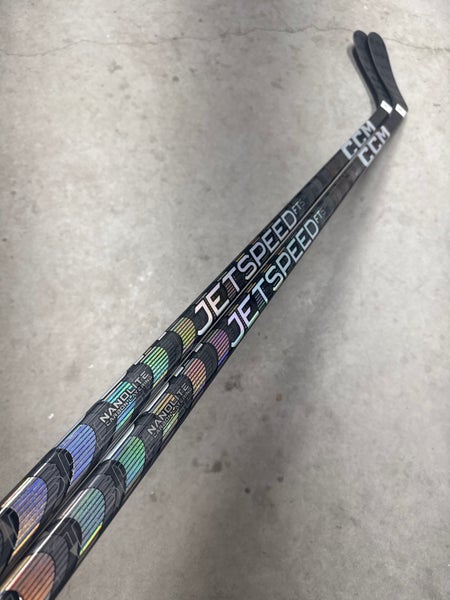 2 PACK - 80 Flex P29 Senior CCM JetSpeed FT5 Pro Left Hand Hockey Stick Pro Stock NHL (New)