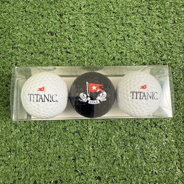 Nike Titanic Golf Balls Set White Star Line