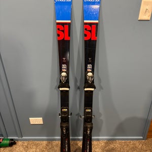 Unisex Dynastar Omeglass Team SL 142 cm Racing Skis (Used)