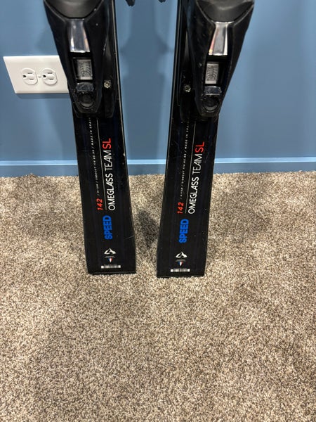 Unisex Dynastar Omeglass Team SL 142 cm Racing Skis (Used