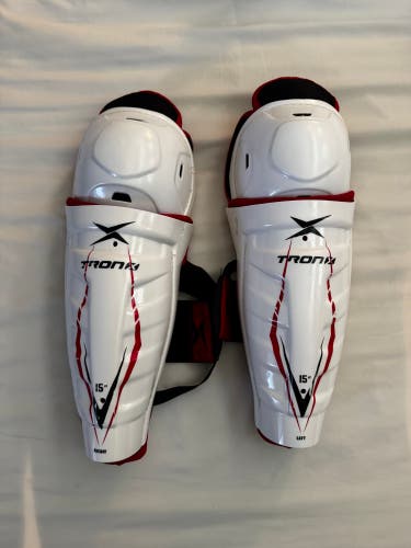 Senior Tron X 15" Shin Pads (Used)