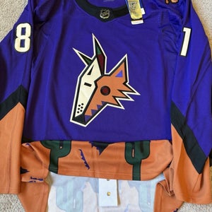 NWT Arizona Coyotes Adidas Phil Kessel Reverse Retro 1.0 Hockey Jersey 52 Purple