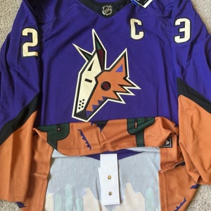 NWT Arizona Coyotes Adidas Ekman-larsson Reverse Retro 1.0 Jersey 56 Purple C