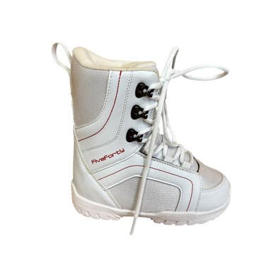 Used 540 LULU GIRL Girls Snowboard Boots White Junior 03 11406-S000107871
