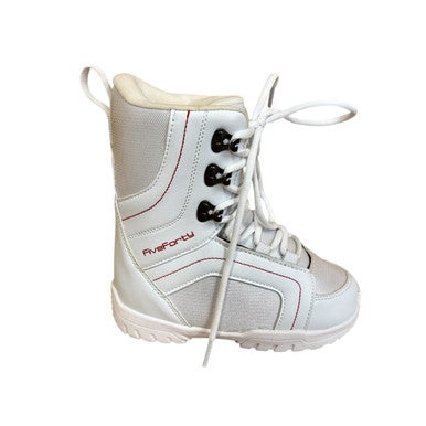 Used 540 LULU GIRL Girls Snowboard Boots White Junior 03 11406-S000107871