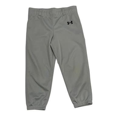 Used Under Armour BASEBALL PANT GRAY YM BB/SB Pant Boys Grey Youth 11406-S000107915