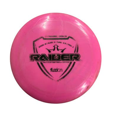 Used Dynamic Discs RAIDER FUZION Disc Golf Driver Pink 11406-S000107920
