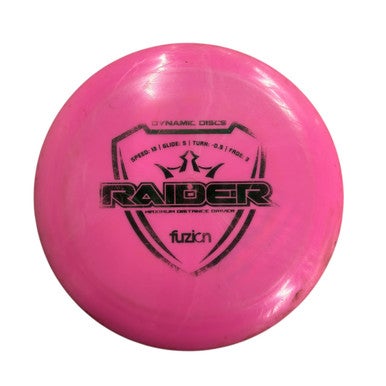 Used Dynamic Discs RAIDER FUZION Disc Golf Driver Pink 11406-S000107920