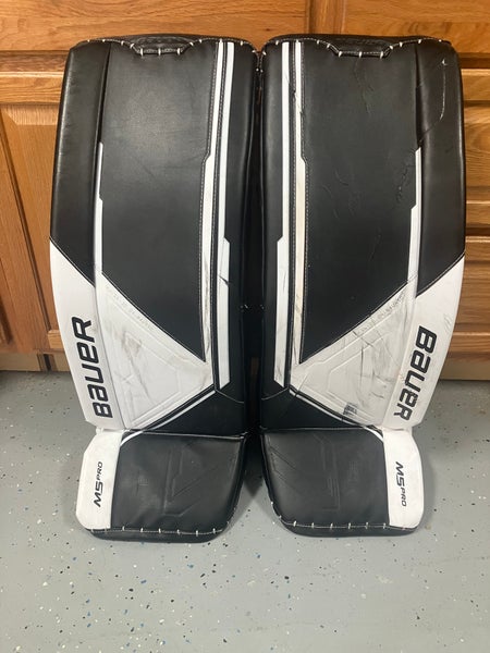 Reclaimed/Modified 34" Bauer Supreme M5 Pro Goalie Leg Pads (Used)