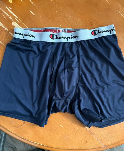 Blue XL Men's Champion Compression boxer briefs (Used)