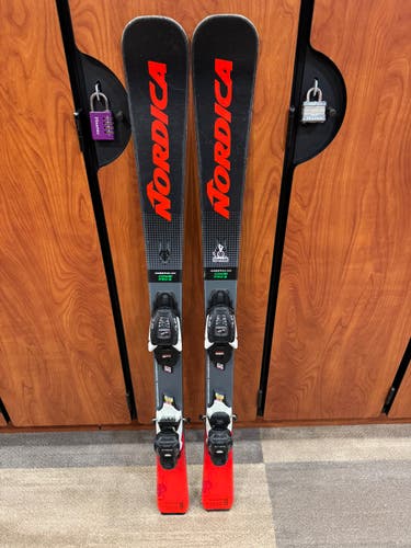 120 cm Nordica Doberman Combi Pro S Skis With Bindings (Used)