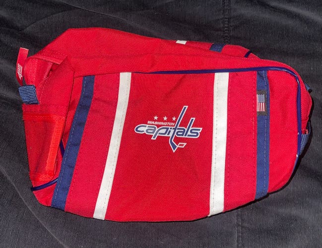 Washington Capitals pro stock used 4orte Toiletry Tape Bag
